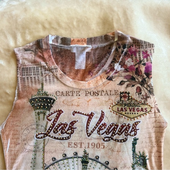 Vintage Y2K Las Vegas Graphic Tank - Picture 4 of 6